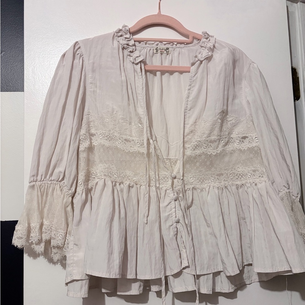 Free People Forever young Bed Jacket Size Medium